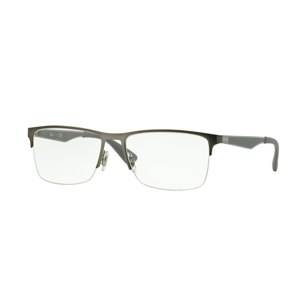 RB Unisex RX5154 Eyeglasses Blue/Grey Stripped 51mm & Cleaning Kit Bundle 
